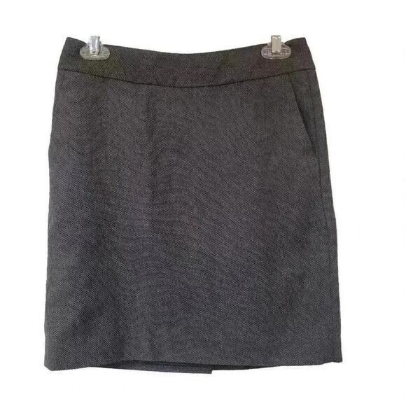 Banana Republic Women's Charcoal Gray Poly/Rayon/Spandex Small Twill Lined Strai - Picture 1 of 12
